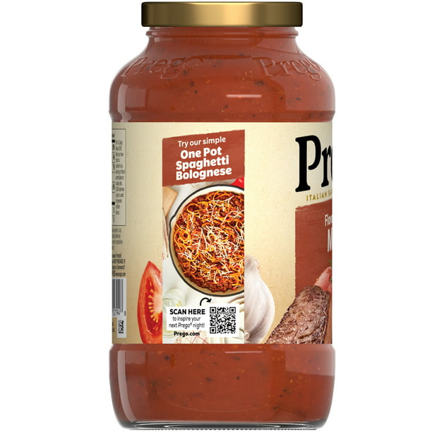 Prego Flavored with Meat Italian Sauce 24 oz