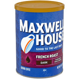 Maxwell House Café molido tostado francés tostado oscuro 11 oz. Caniste