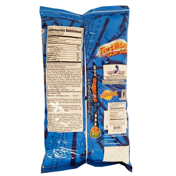 Tortilla Señorial Family Pack Snack 3.5 oz - Chips Paquete Familiar (Pack de 1)