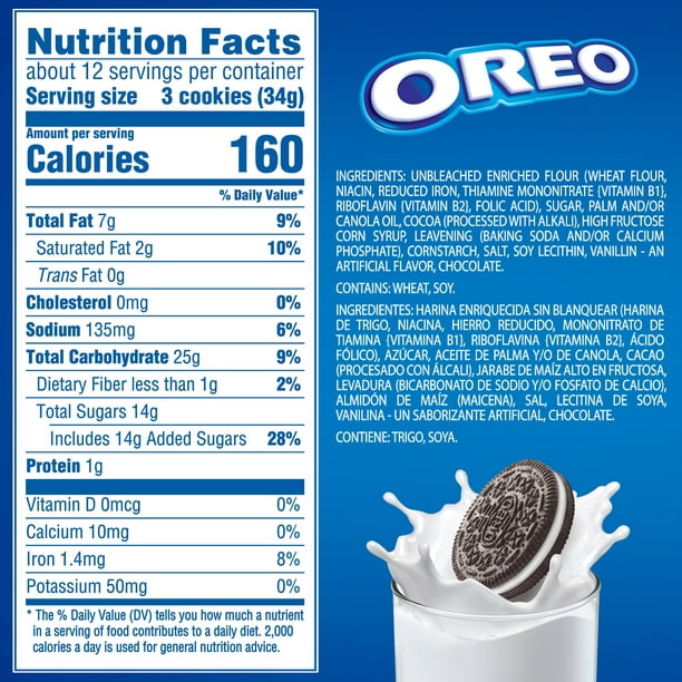 OREO Chocolate Sandwich Cookies 14.3 oz