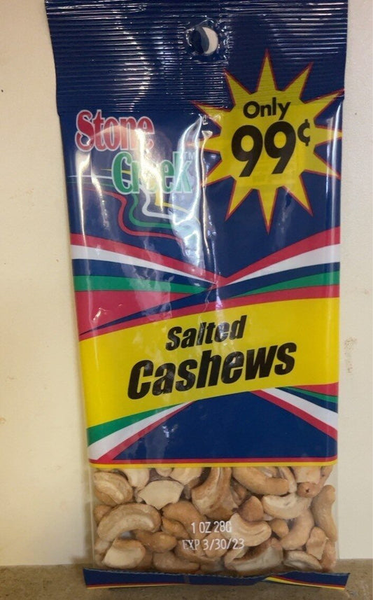Stone Creek Salted Cashews 1 oz