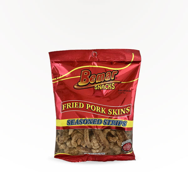 Fried Pork Skins Bemar Snacks 3 oz