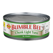 Bumblebee Chunk Light Tuna in Water 5 oz