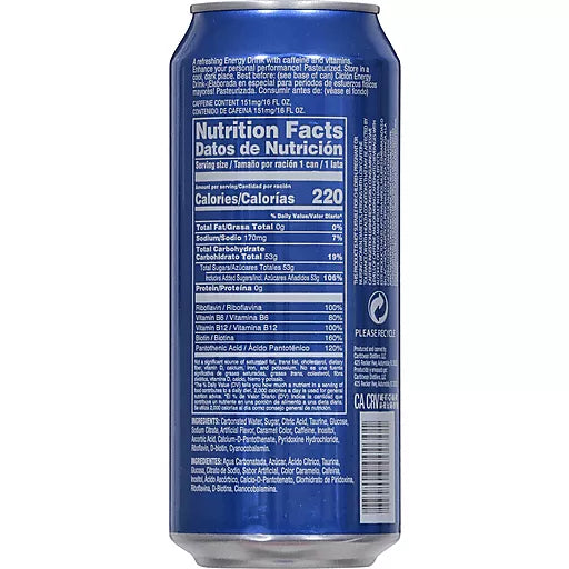 Bebida energética Ciclón 8.3 oz