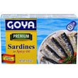 Goya Premium Sardines in Spicy Oil 4.25 oz