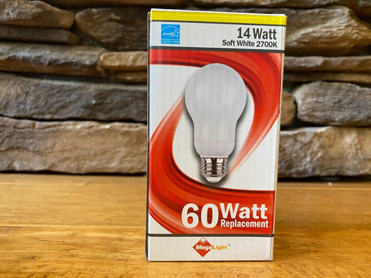 Mega Light 14 Watt / 60 Watt Replacement x 1