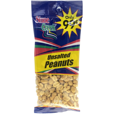 Stone Creek Unsalted Peanuts 3 oz