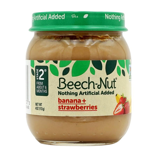 BeechNut Compote Bananas & Strawberries 4 oz