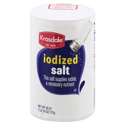 Krasdale Iodized Salt 26 oz