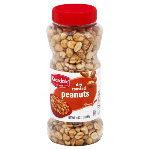 Krasdale Dry Roaster Peanuts 16 oz