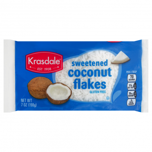 Copos de coco Krasdale 7 oz