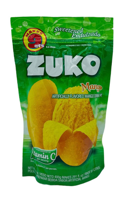 Mezcla de polvo instantáneo Zuko Mango 14.1 oz