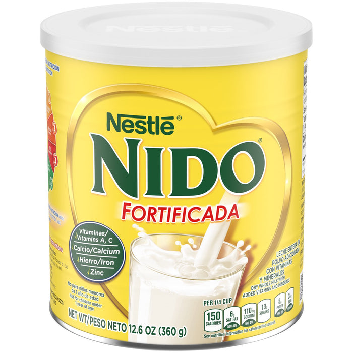 Nestle Nido Leche en polvo seca instantánea - Entera 12.6 oz