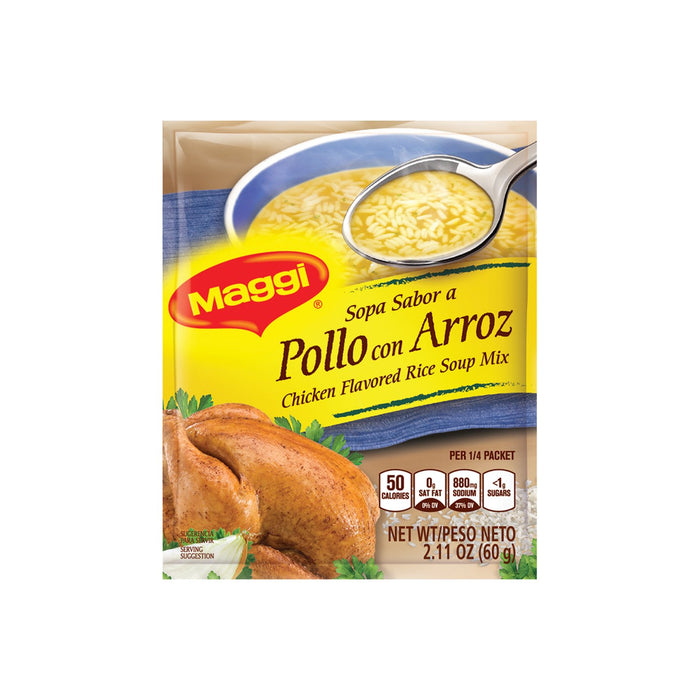 Mezcla de sopa de arroz con sabor a pollo Maggi 2.11 oz