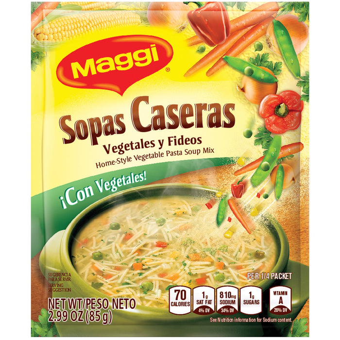 Maggi Home-Style Mezcla de sopa de pasta vegetal 2.99 oz