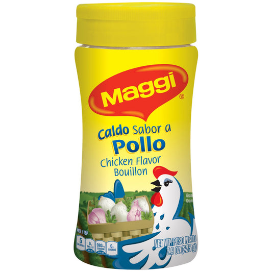 Caldo de sabor a pollo granulado Maggi 7.9 oz