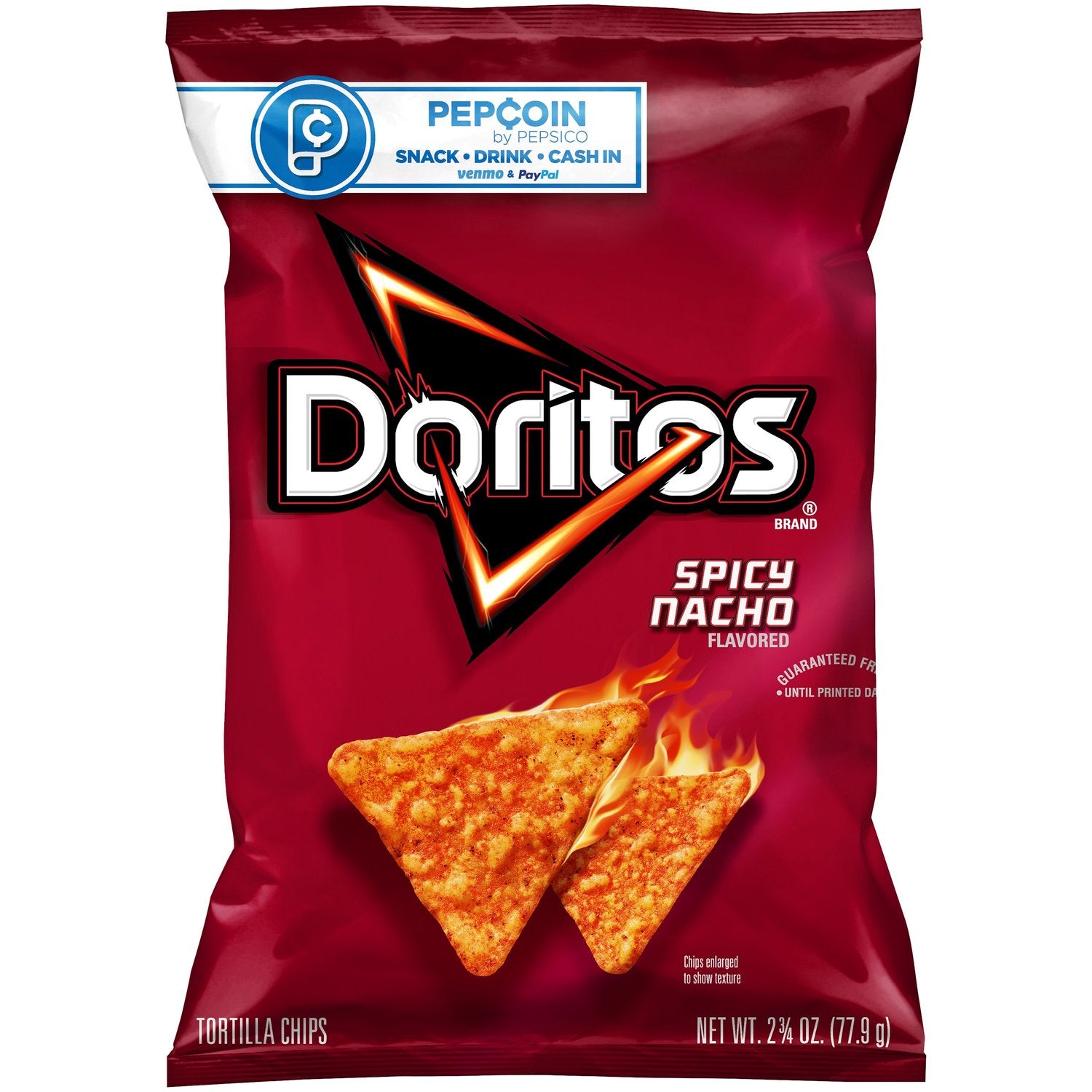 Doritos Spicy Nacho Flavored Tortilla Chips 2 3/4 oz