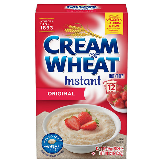 Cream of Wheat Original Instant Hot Cereal 1 oz 12 unidades