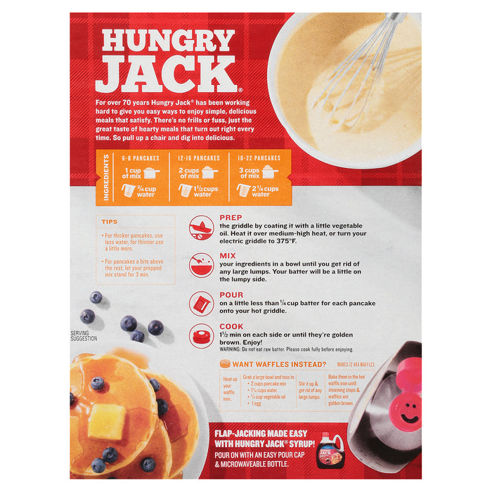 Hungry Jack Complete Buttermilk Pancake & Waffle Mix 32 oz