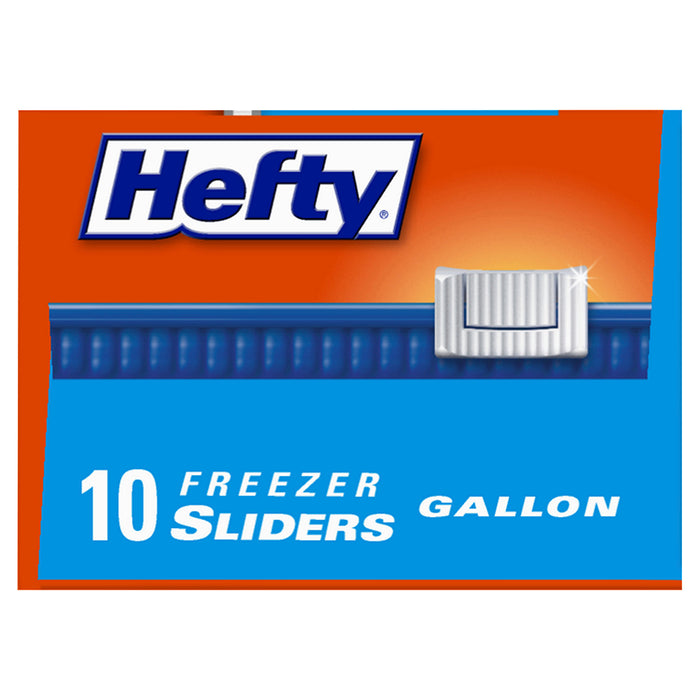 Hefty Freezer Galón Slider Bolsas 10 unidades