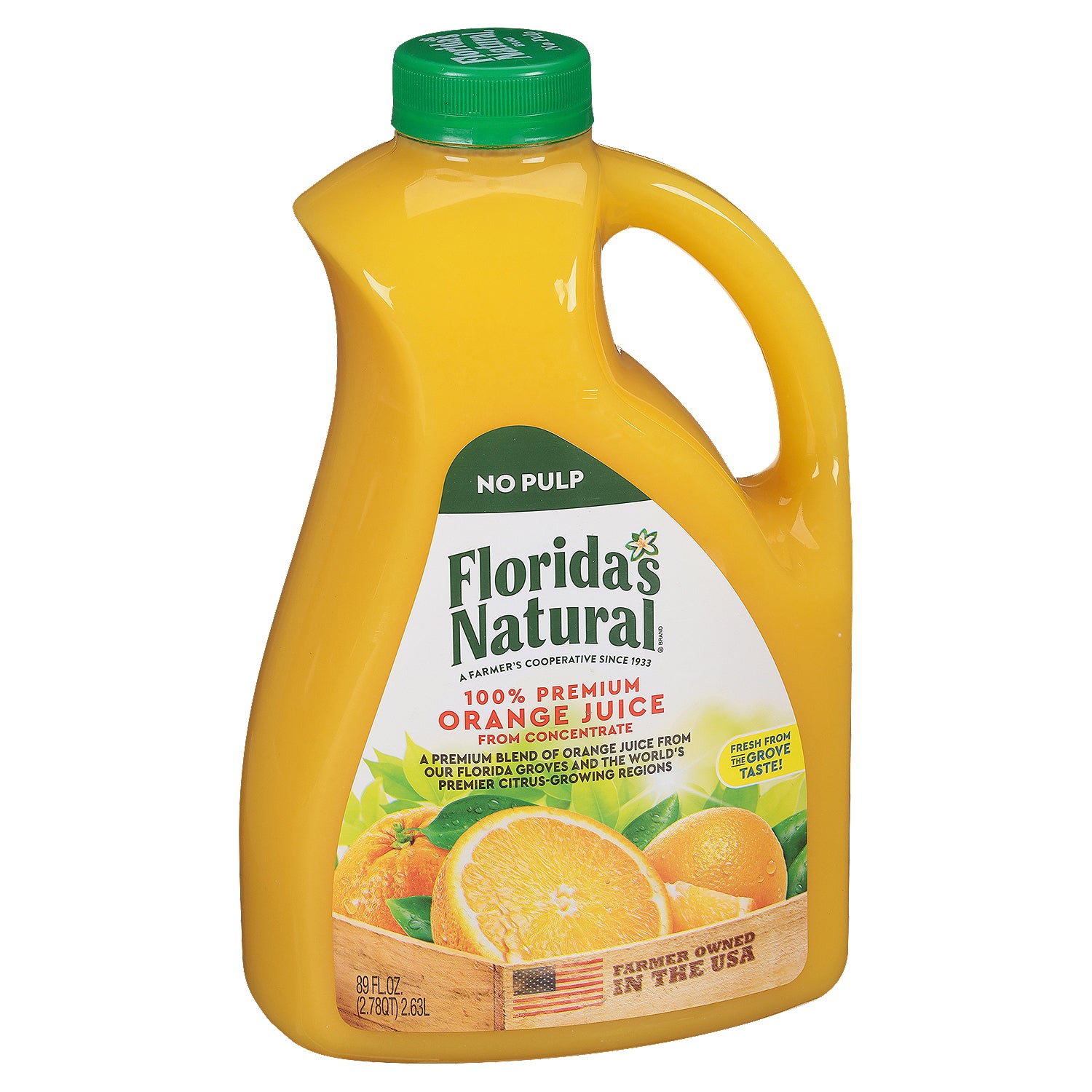 Zumo de Naranja Natural Sin Pulpa de Florida's 2,63 L