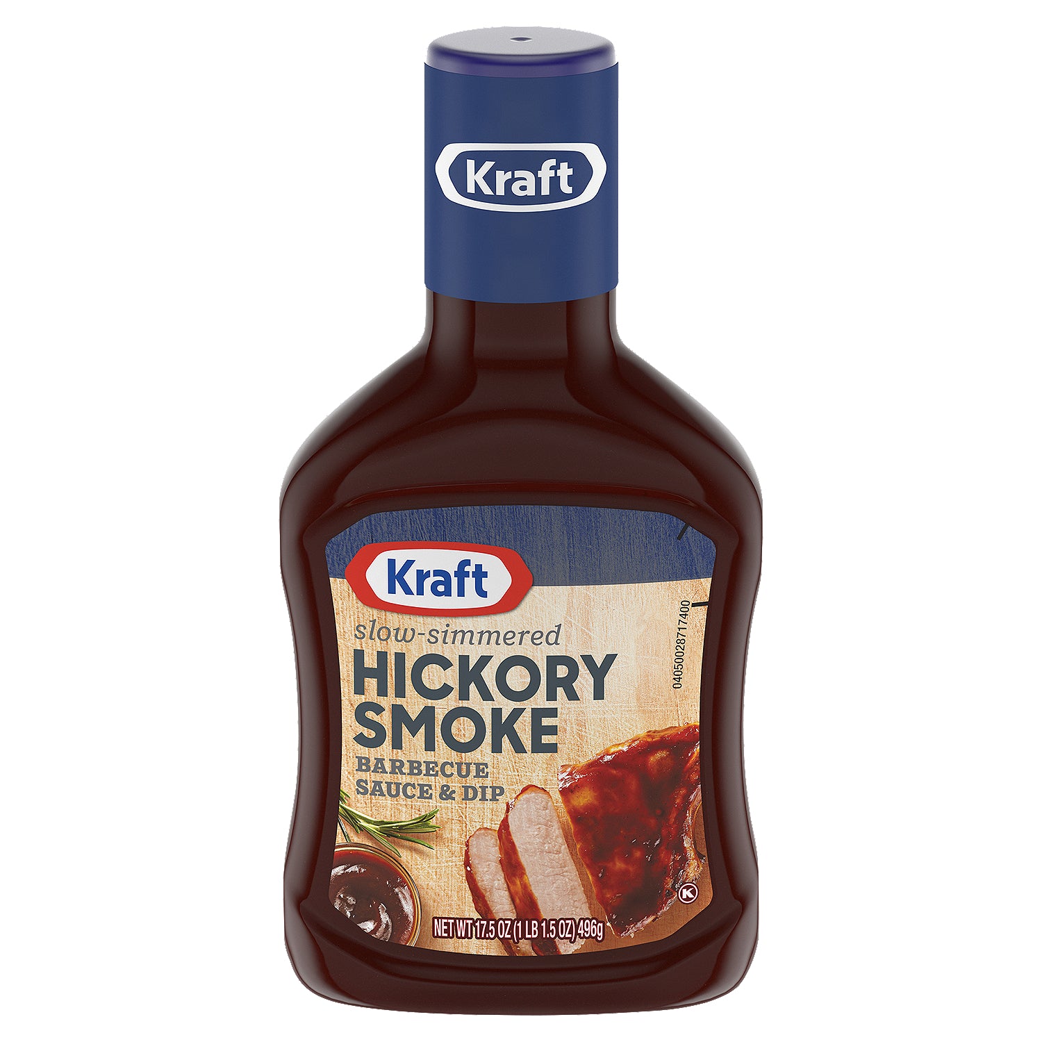 Salsa de barbacoa de humo de nogal a fuego lento Kraft 17.5 oz
