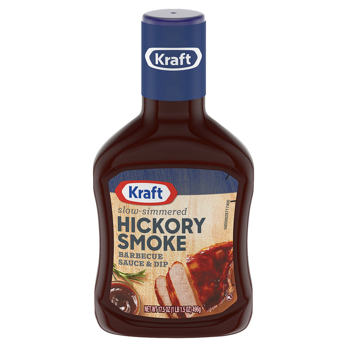 Kraft Slow-Simmered Hickory Smoke Barbecue Sauce 17.5 oz