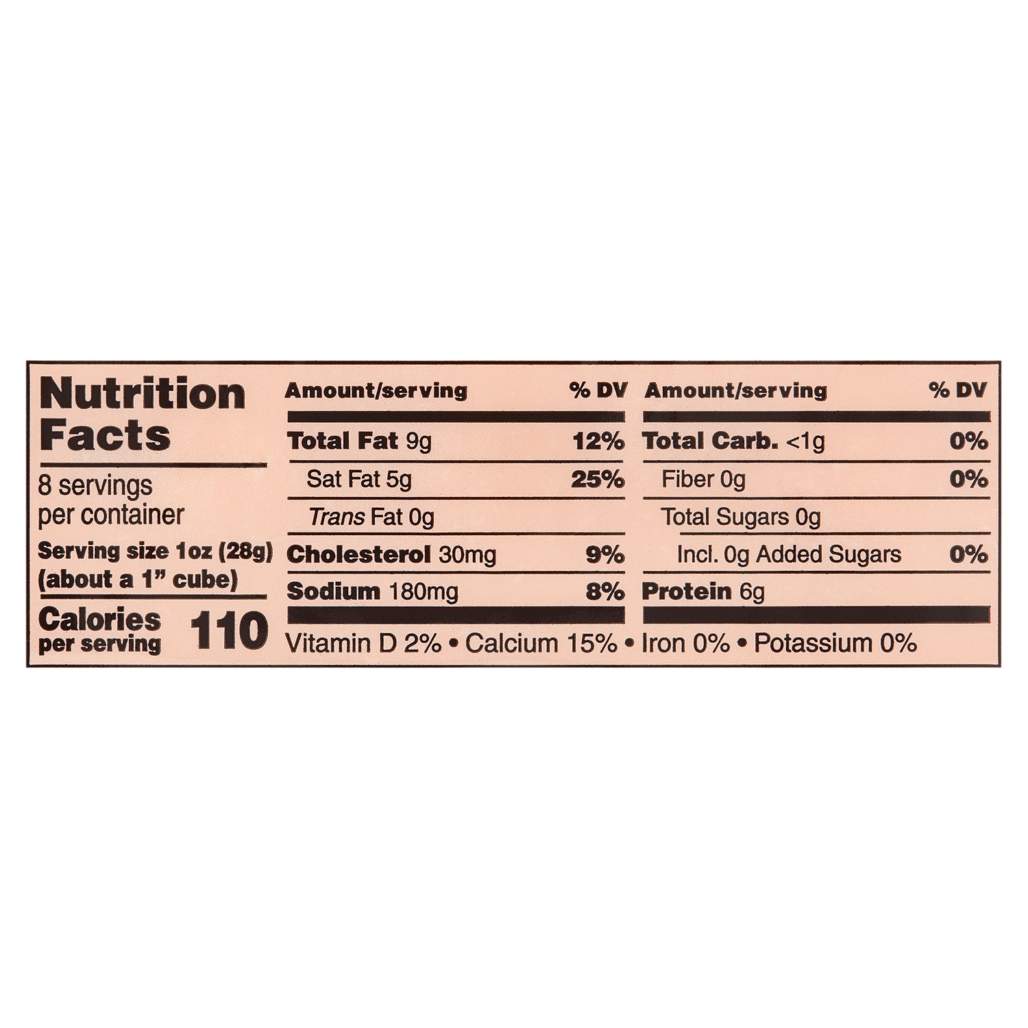 Tropical Longhorn Style Cheddar Cheese 8 oz