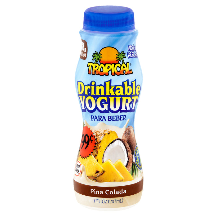 Tropical Pina Colada Drinkable Yogurt 7 fl oz