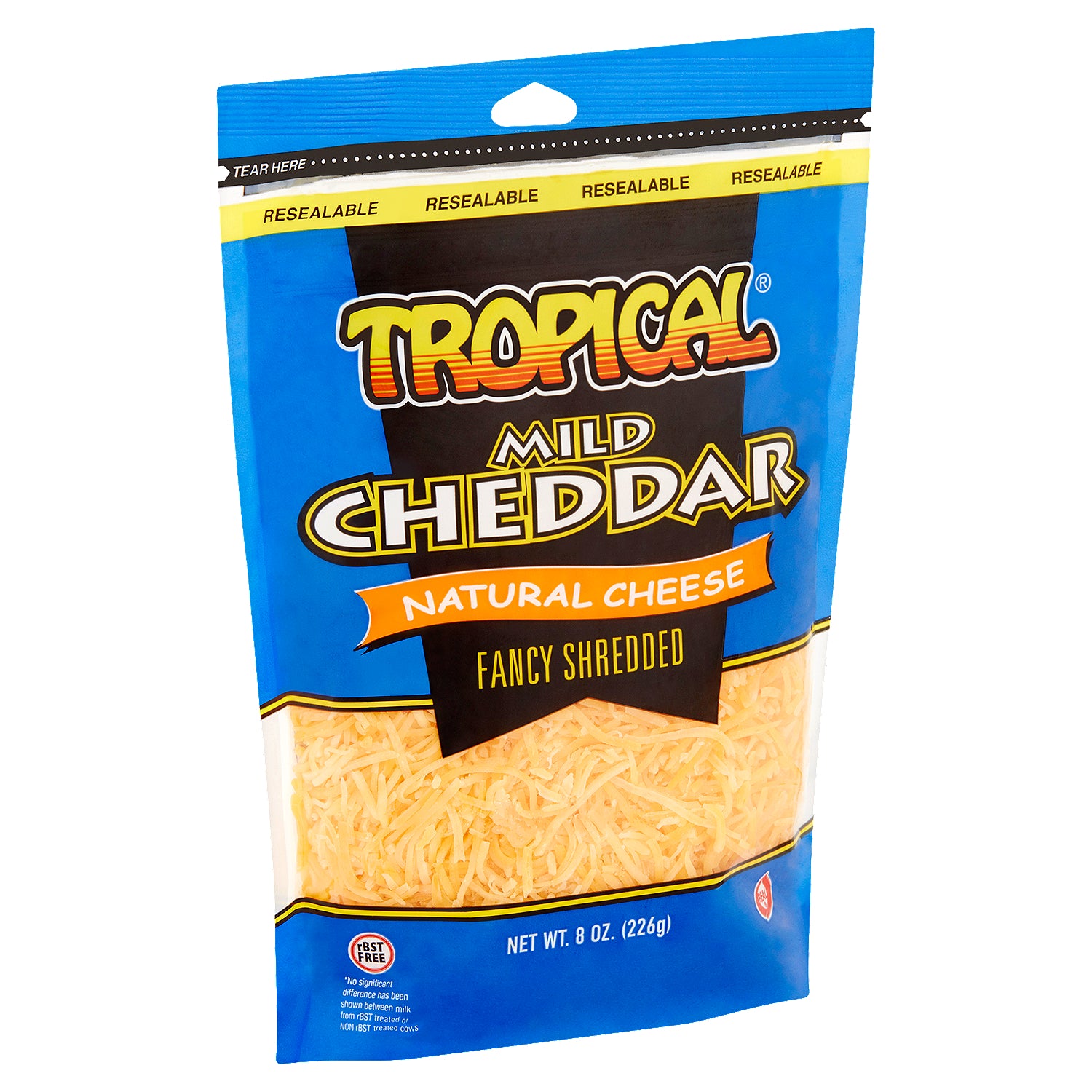 Tropical Fancy Shredded Mild Cheddar Natural Cheese 8 oz