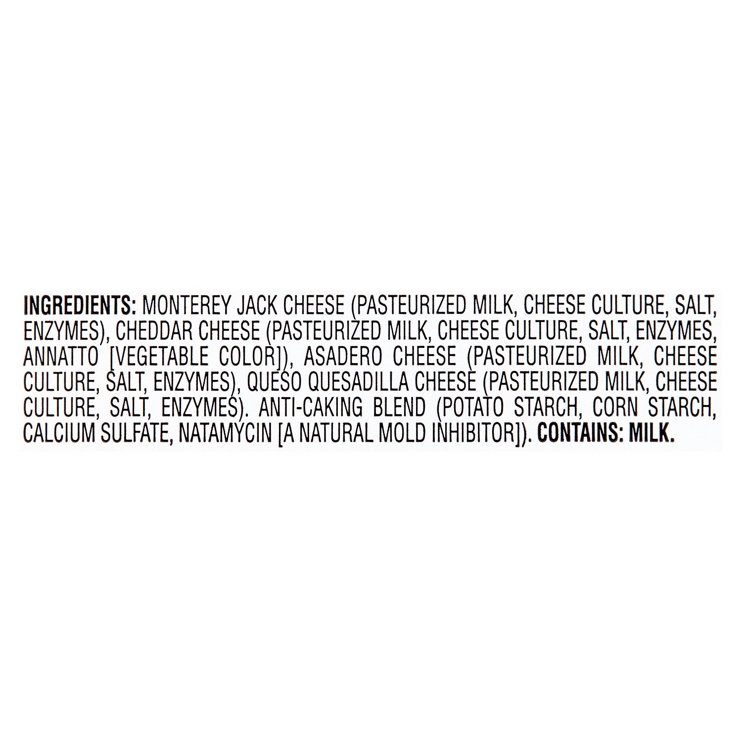 Tropical Shredded 4 Quesos Mezcla Mexicana Queso Natural 32 oz