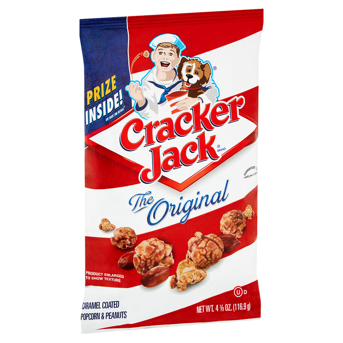 Cracker Jack The Original Caramel Coated Palomitas de maíz y cacahuetes 4 1/8 oz