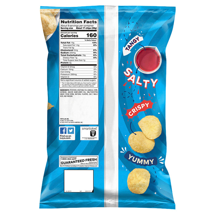 Lay's Salt & Vinegar Flavored Potato Chips 7 3/4 oz