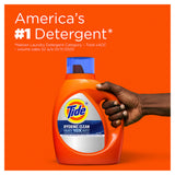 Tide Hygienic Clean Heavy 10x Duty Liquid Laundry Detergent Original Scent 69 fl oz. 44 loads HE Compatible