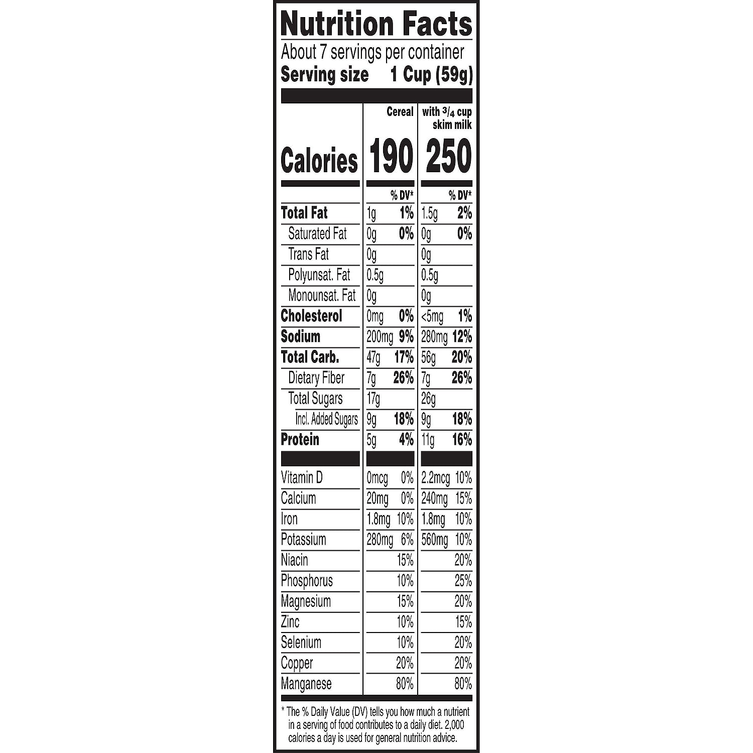 Kellogg's Raisin Bran Original Cold Breakfast Cereal 16.6 oz