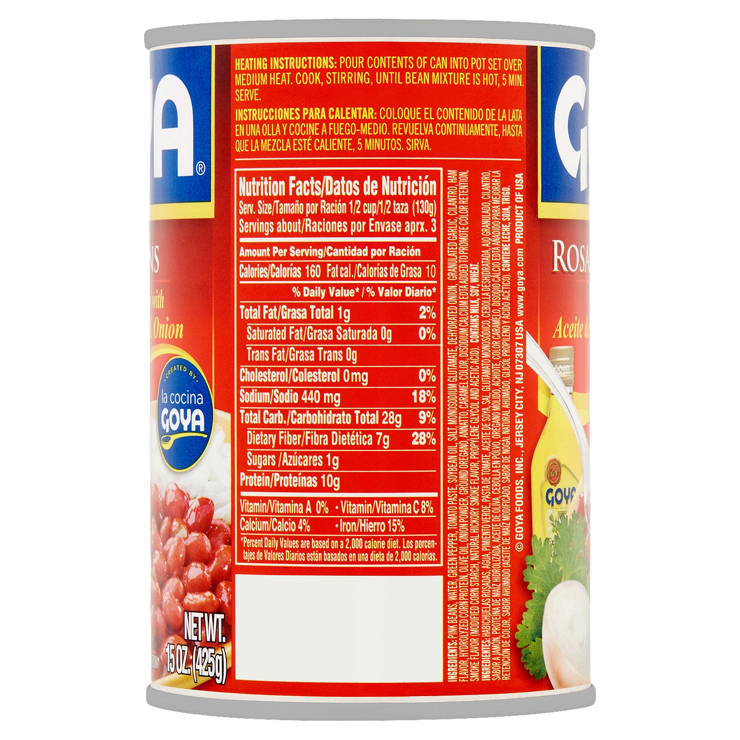 Goya Frijoles Rosados ​​en Salsa 15 oz