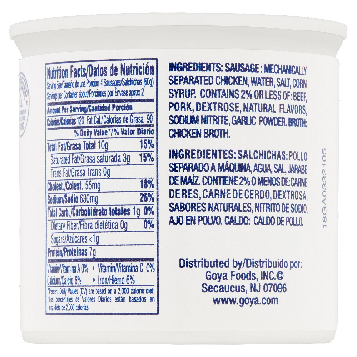 Goya Vienna Sausage 4.6 oz