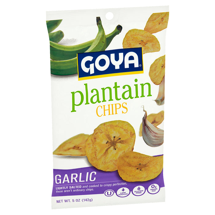 Chips de Plátano con Ajo Goya 5 oz