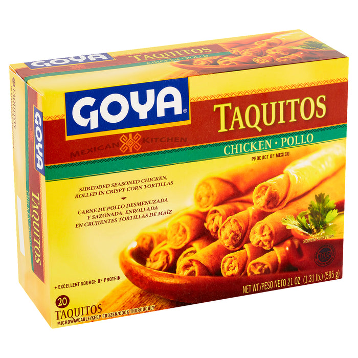 Goya Chicken Taquitos 20 unidades 21 oz