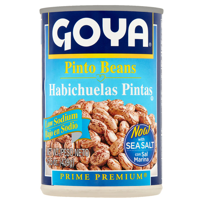 Goya Prime Premium Frijoles pintos bajos en sodio 15.5 oz