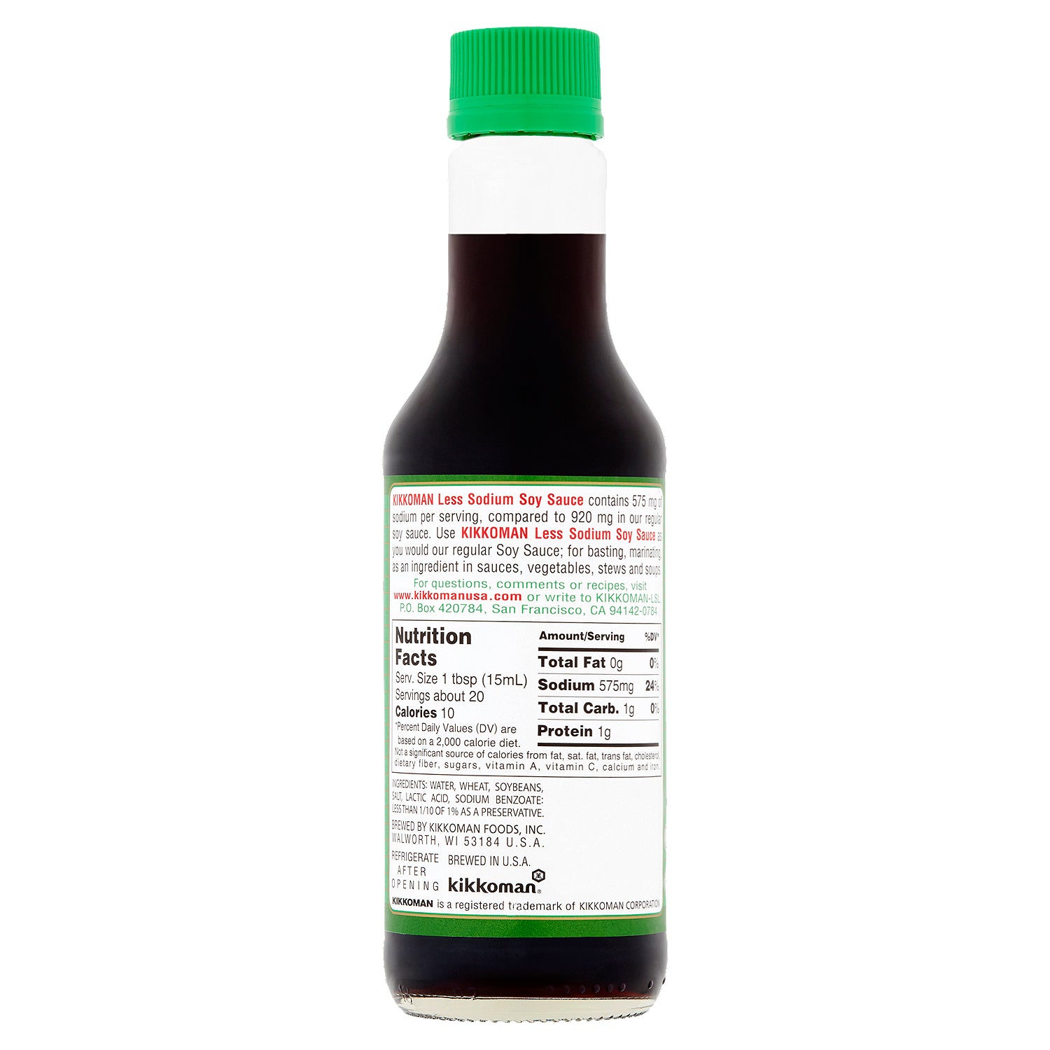 Kikkoman All-Purpose Seasoning Less Sodium Soy Sauce 10 fl oz