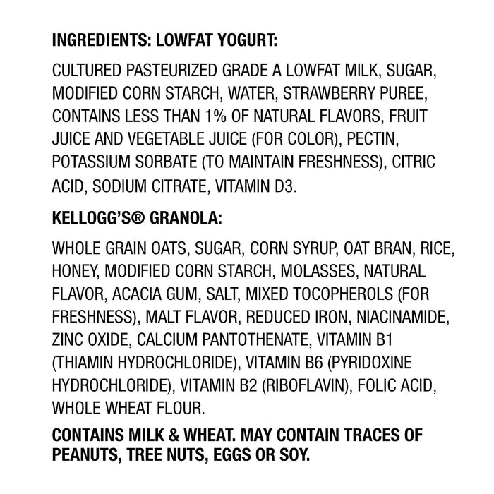 YoCrunch Strawberry Lowfat Yogurt with Kellogg's Granola 6 oz
