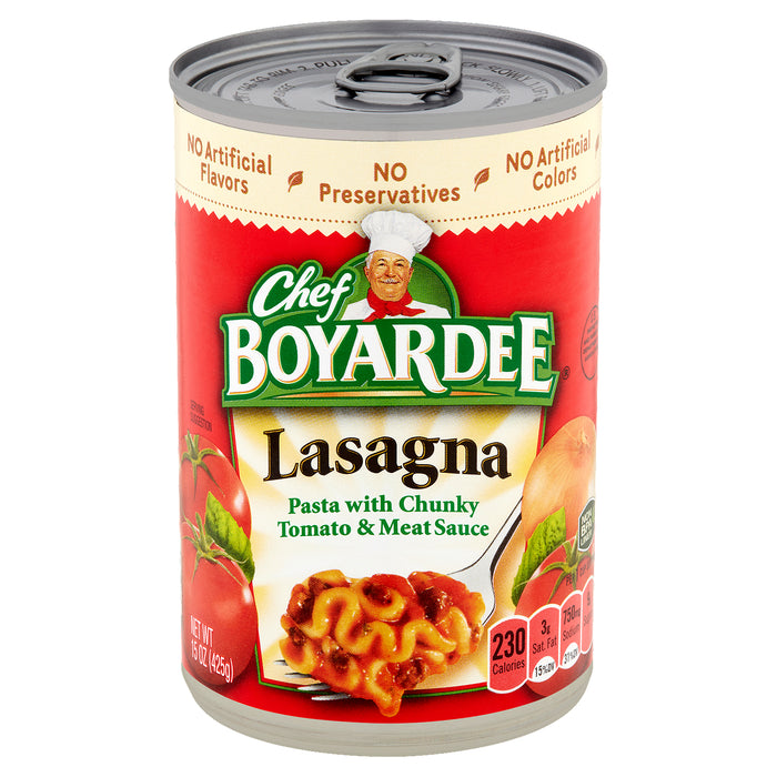 Chef Boyardee Lasagna Pasta 15 oz