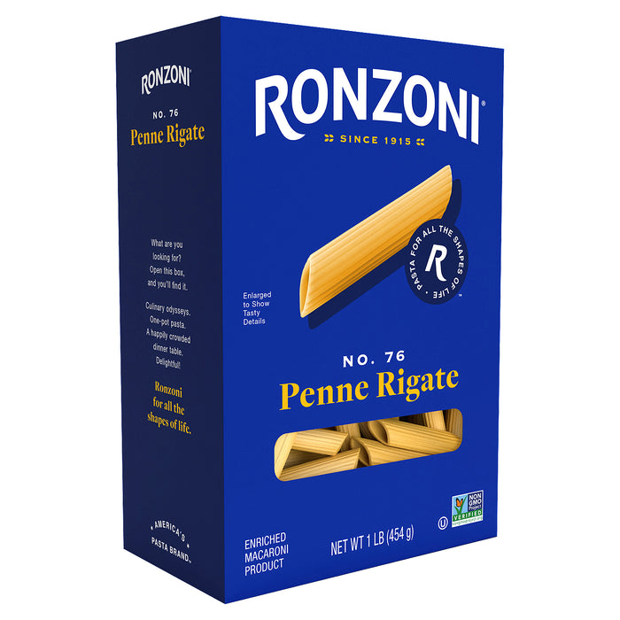 Ronzoni Penne Rigate No. 76 Pasta 16 oz