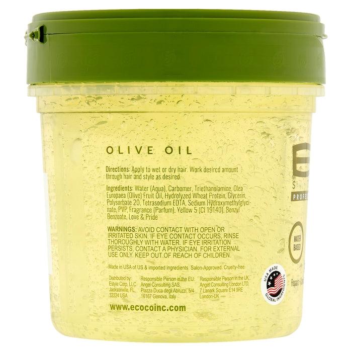 Eco Style Olive Oil Professional Styling Gel 16 fl oz