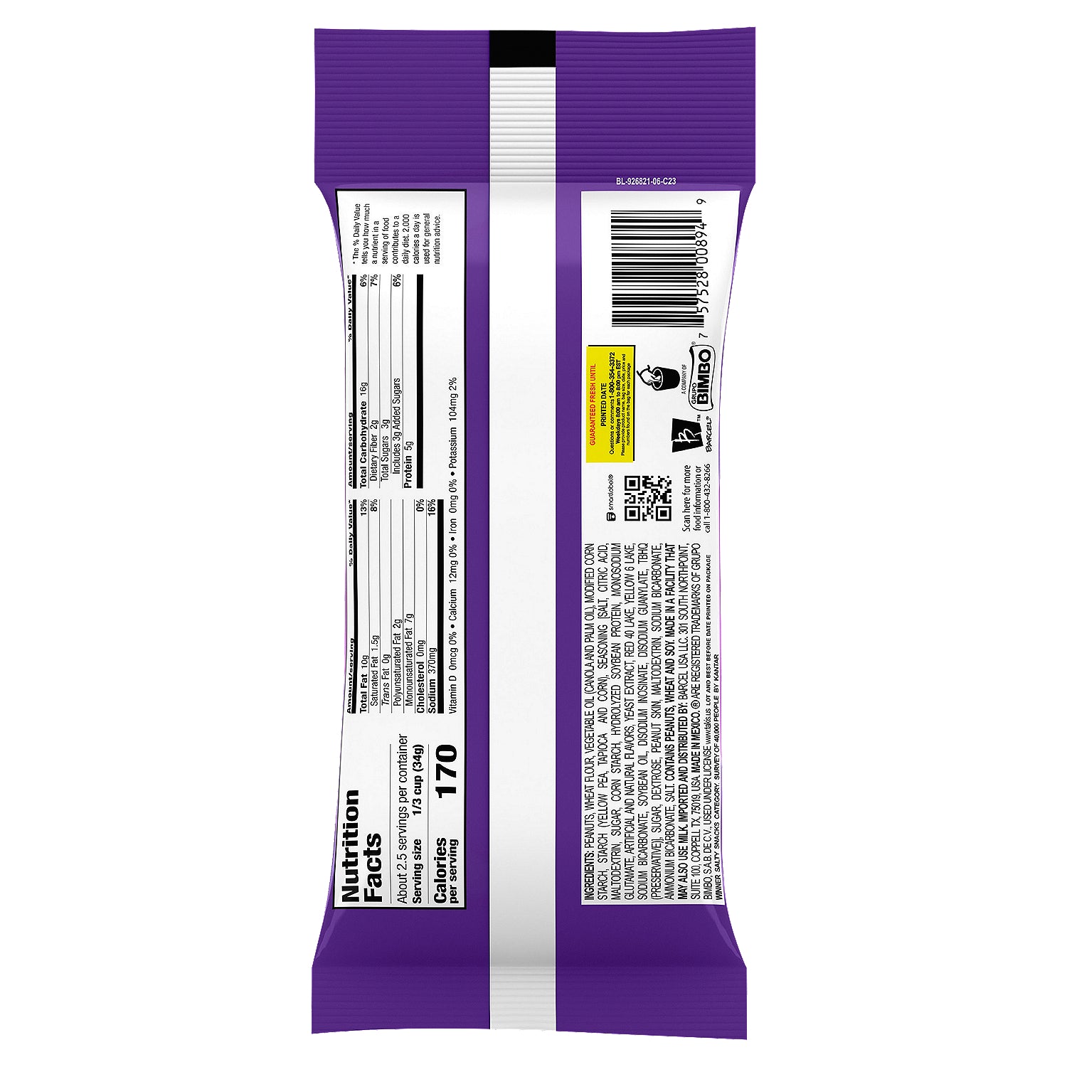 Takis Hot Nuts Fuego Hot Chili Pepper & Lime Double Crunch Peanuts 3.2 oz