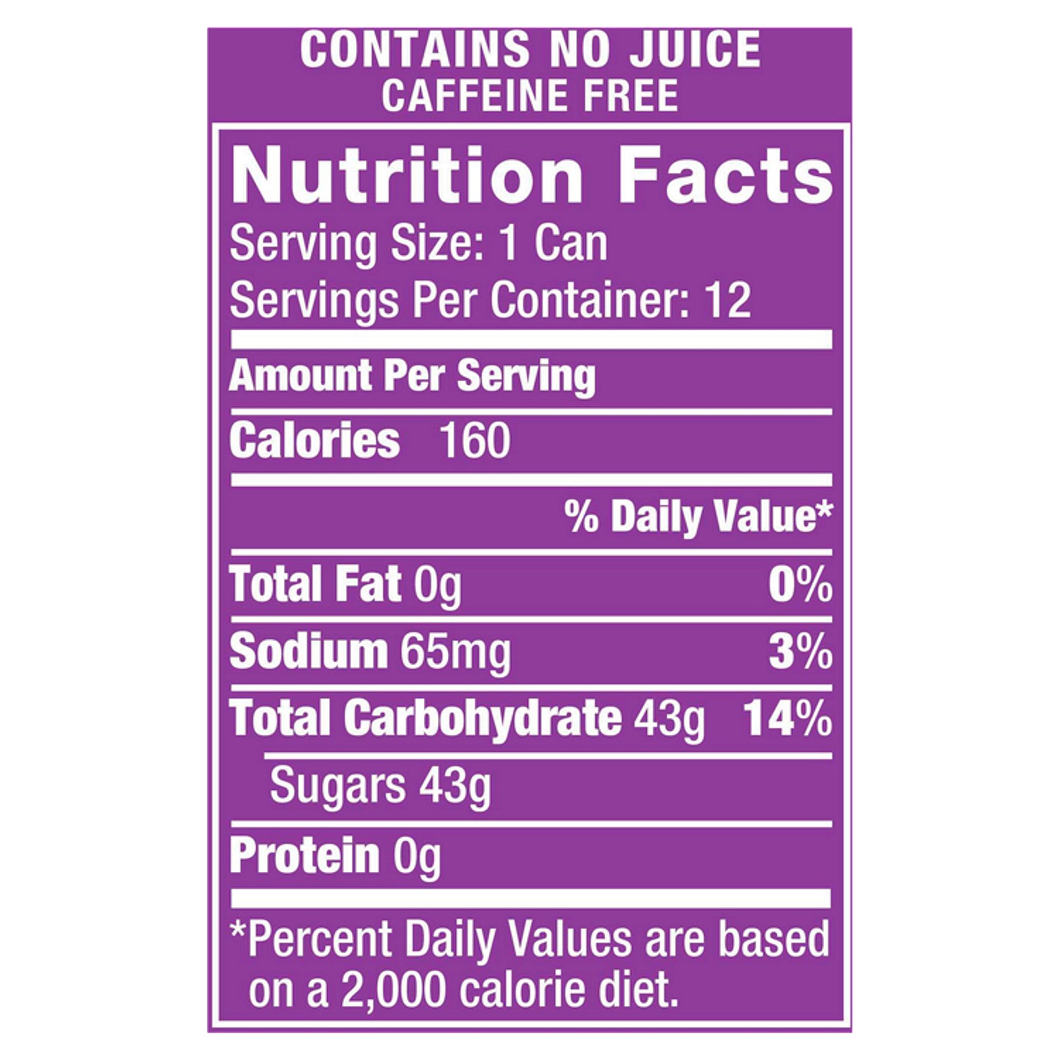 Crush Grape Soda 12 fl oz 12 count