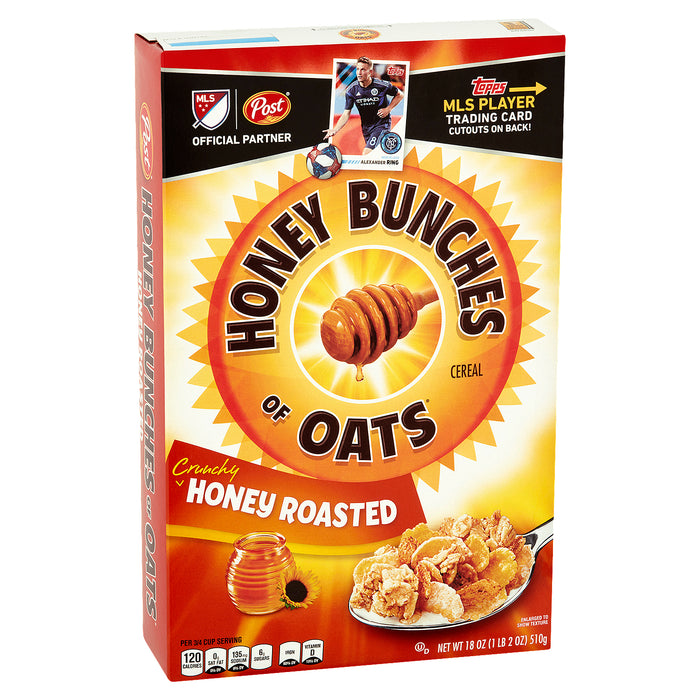 Post Honey Bunches of Oats Crunchy Honey Cereal tostado 18 oz