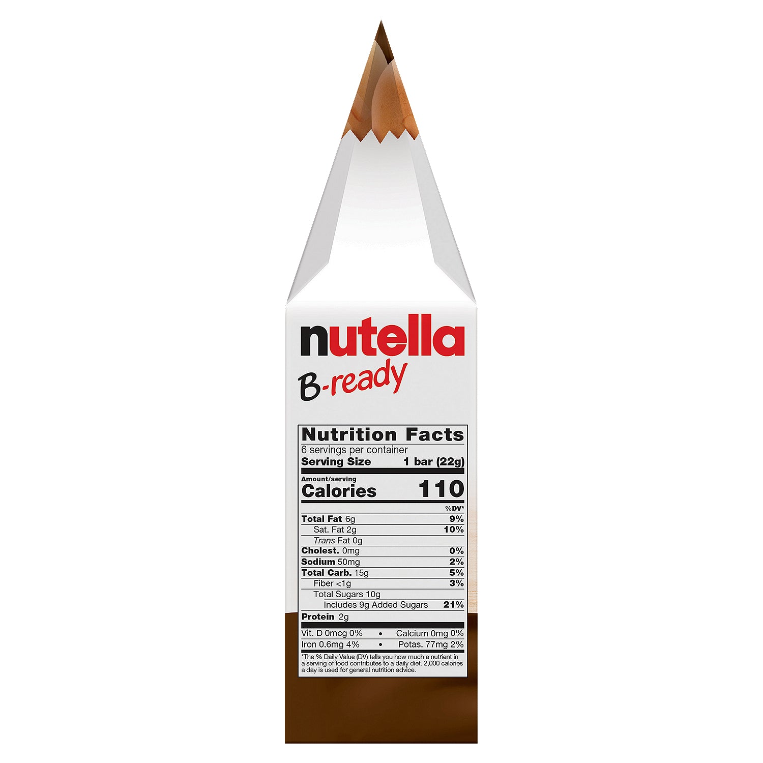 Ferrero Nutella B-ready Crispy Wafer Filled with Nutella 0.7 oz 6 count